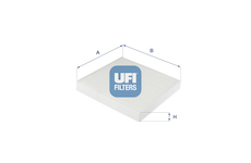 Filtr, vzduch v interiéru UFI 53.246.00
