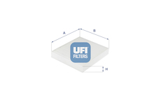 Filtr, vzduch v interiéru UFI 53.249.00