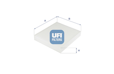Filtr, vzduch v interiéru UFI 53.254.00