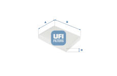 Filtr, vzduch v interiéru UFI 53.273.00