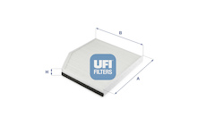 Filtr, vzduch v interiéru UFI 53.323.00