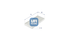 Filtr, vzduch v interiéru UFI 53.328.00