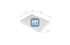 Filtr, vzduch v interiéru UFI 53.331.00
