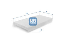 Filtr, vzduch v interiéru UFI 53.443.00