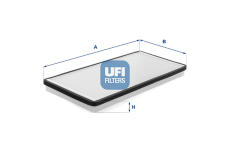 Filtr, vzduch v interiéru UFI 53.445.00