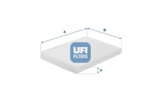 Filtr, vzduch v interiéru UFI 53.449.00