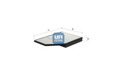 Filtr, vzduch v interiéru UFI 53.531.00