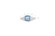 Filtr, vzduch v interiéru UFI 53.532.00