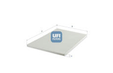 Filtr, vzduch v interiéru UFI 53.622.00