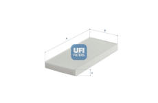 Filtr, vzduch v interiéru UFI 53.641.00