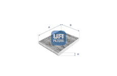 Filtr, vzduch v interiéru UFI 54.109.00