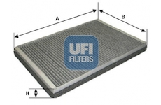 Filtr, vzduch v interiéru UFI 54.174.00