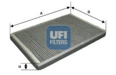 Filtr, vzduch v interiéru UFI 54.123.00