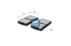 Filtr, vzduch v interiéru UFI 54.129.00