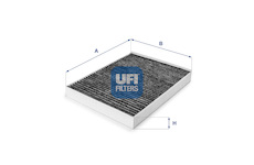 Filtr, vzduch v interiéru UFI 54.148.00