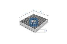 Filtr, vzduch v interiéru UFI 54.158.00