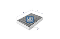 Filtr, vzduch v interiéru UFI 54.159.00