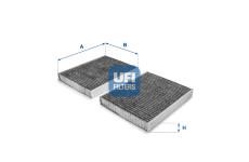 Filtr, vzduch v interiéru UFI 54.231.00