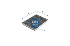 Filtr, vzduch v interiéru UFI 54.239.00