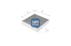 Filtr, vzduch v interiéru UFI 54.244.00