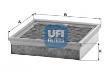 Filtr, vzduch v interiéru UFI 54.260.00