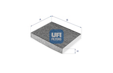 Filtr, vzduch v interiéru UFI 54.284.00