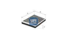 Filtr, vzduch v interiéru UFI 54.297.00