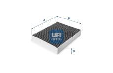 Filtr, vzduch v interiéru UFI 54.312.00