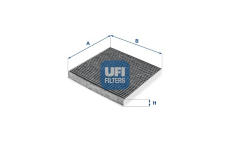 Filtr, vzduch v interiéru UFI 54.518.00