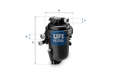 Palivový filtr UFI 55.084.00