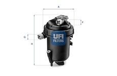 palivovy filtr UFI 55.144.00
