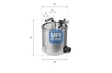palivovy filtr UFI 55.394.00