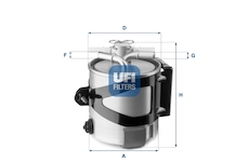 palivovy filtr UFI 55.430.00
