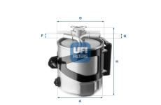 Palivový filtr UFI 55.430.00