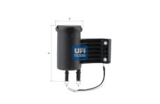 palivovy filtr UFI 55.819.00