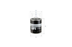 Filtr, pracovní hydraulika UFI 80.143.00