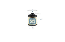 Filtr, pracovní hydraulika UFI 83.065.00