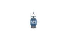 Filtr, pracovní hydraulika UFI 85.179.00