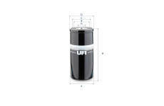 Filtr, pracovní hydraulika UFI 87.011.00