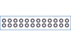 Sada těsnění, dřík ventilu AJUSA 57076500