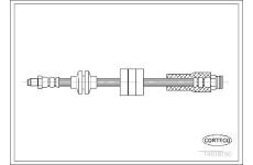 Brzdová hadica CORTECO 19018150