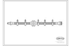 Brzdová hadice CORTECO 19018152