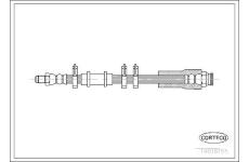 Brzdová hadice CORTECO 19018155
