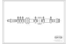 Brzdová hadica CORTECO 19018555