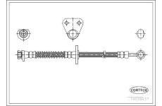 Brzdová hadice CORTECO 19018937