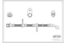 Brzdová hadice CORTECO 19018939