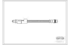 Brzdová hadice CORTECO 19020131