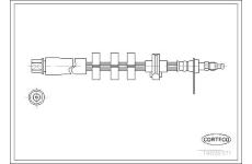 Brzdová hadice CORTECO 19026371