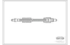 Brzdová hadica CORTECO 19026906