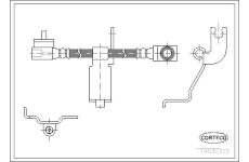 Brzdová hadice CORTECO 19030322